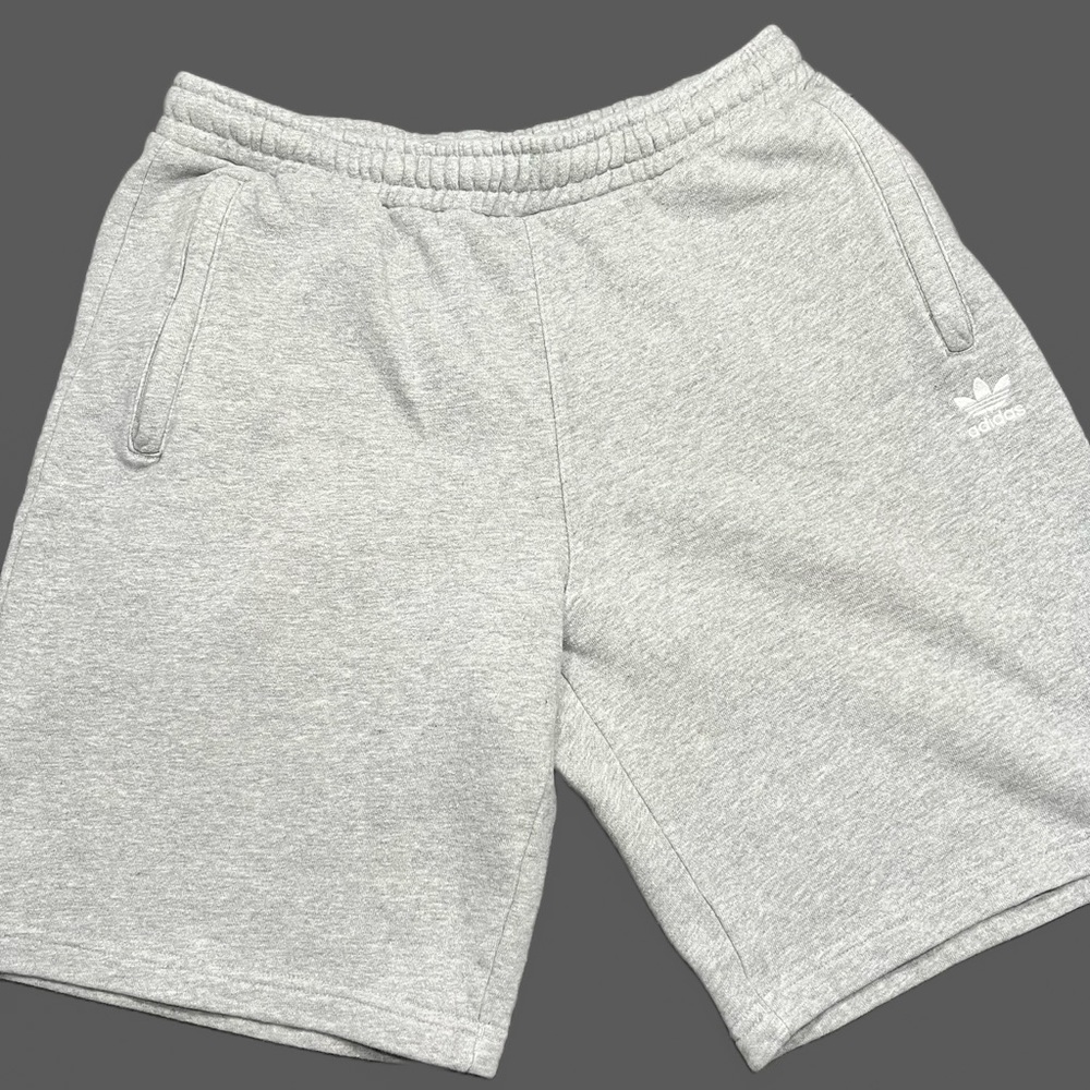 Adidas Sweat-shorts with drawstrings gray